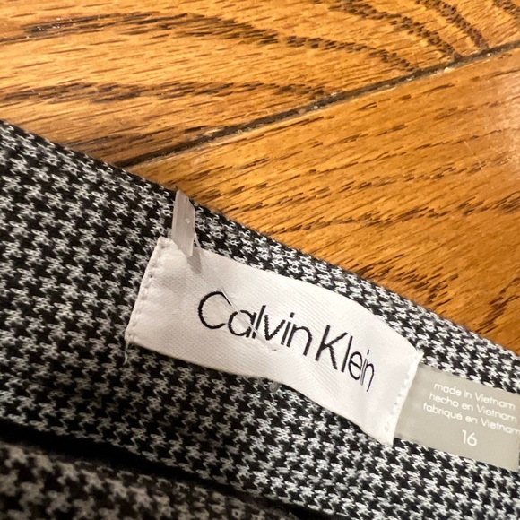 New Calvin Klein Gingham Check Pants - Picture 5 of 7